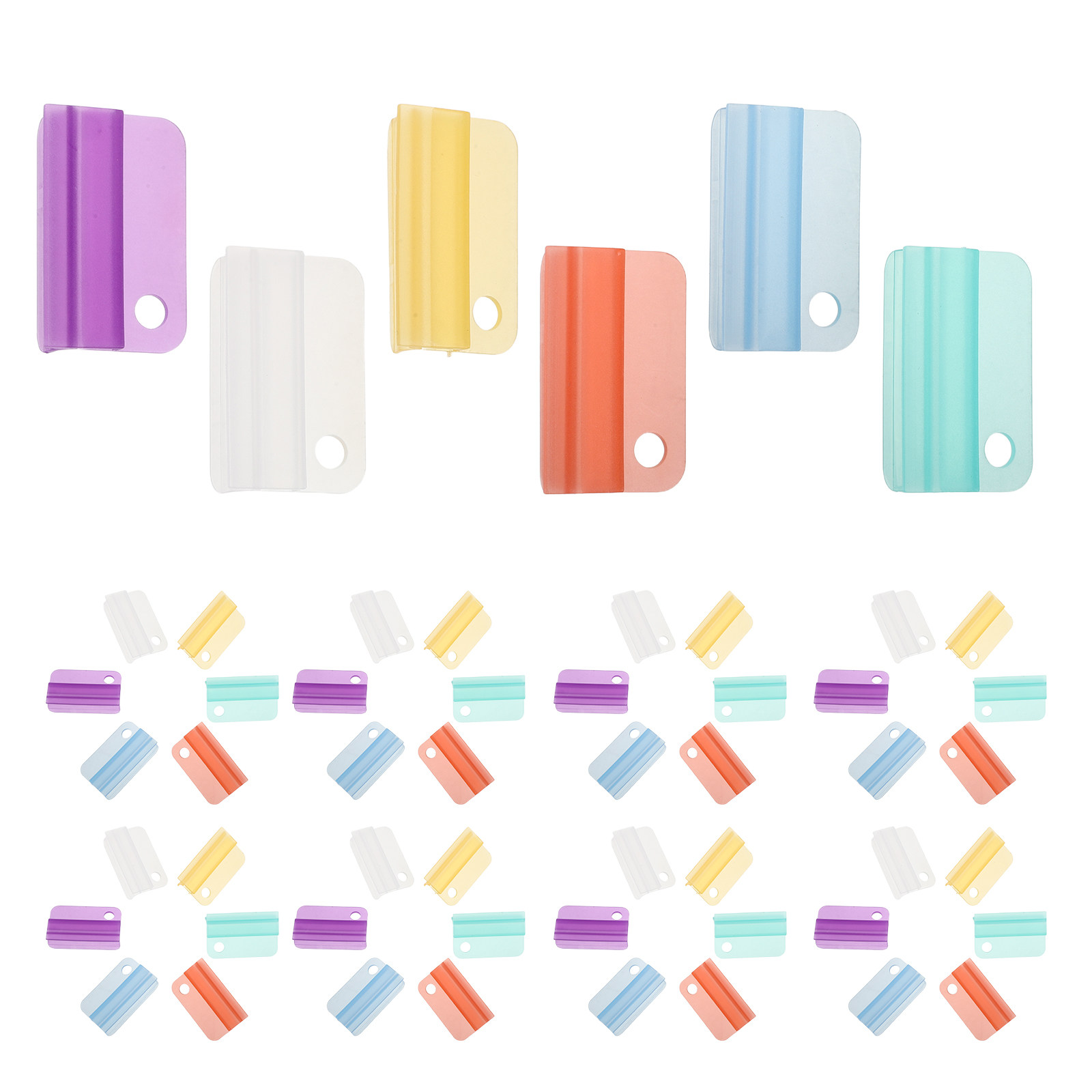 Index Tab Divider - 60 stuks kunststof tabbladen voor mappen,