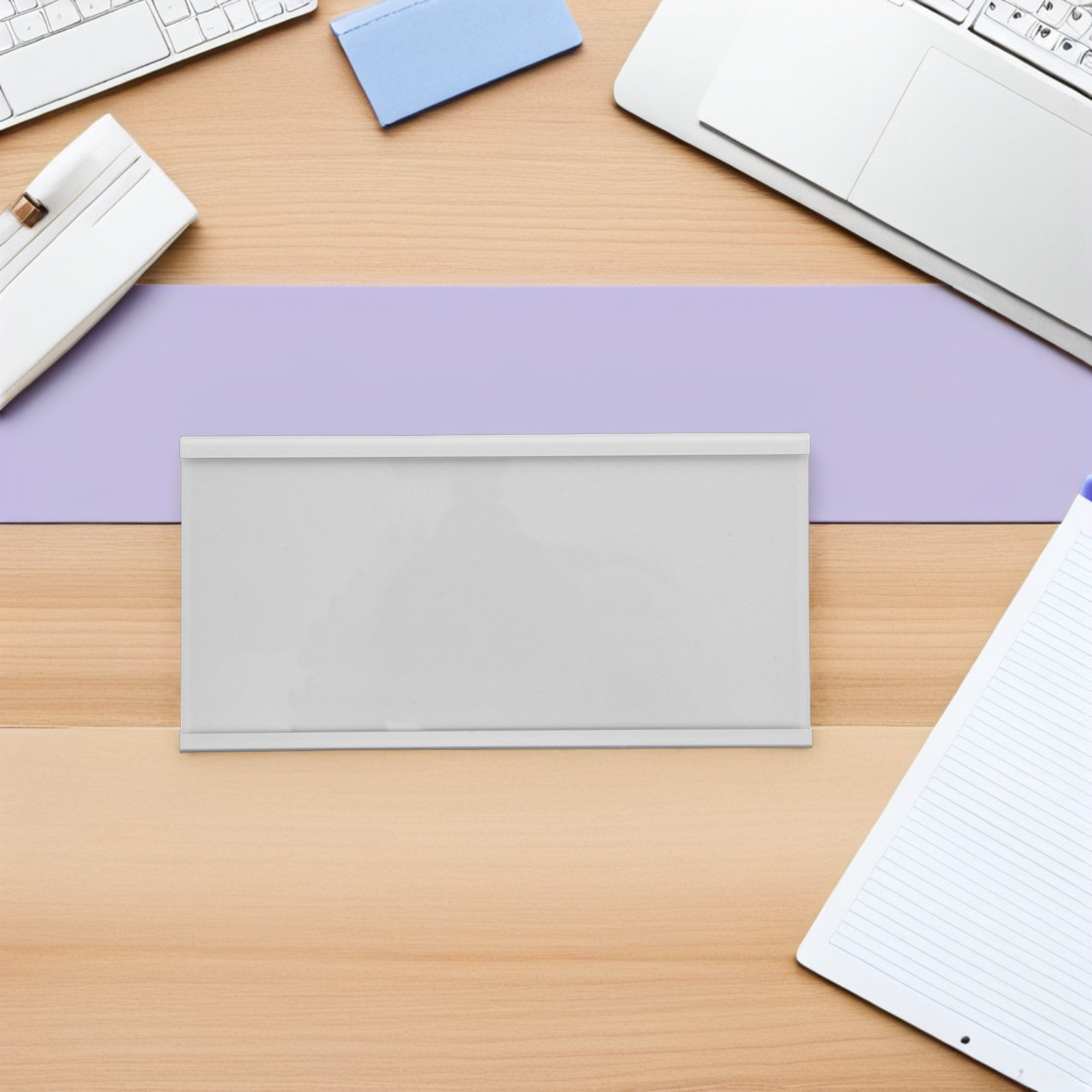 Desk Name Plate - Aluminium naamplaatjeshouder 9x16cm, wand-, deur- of