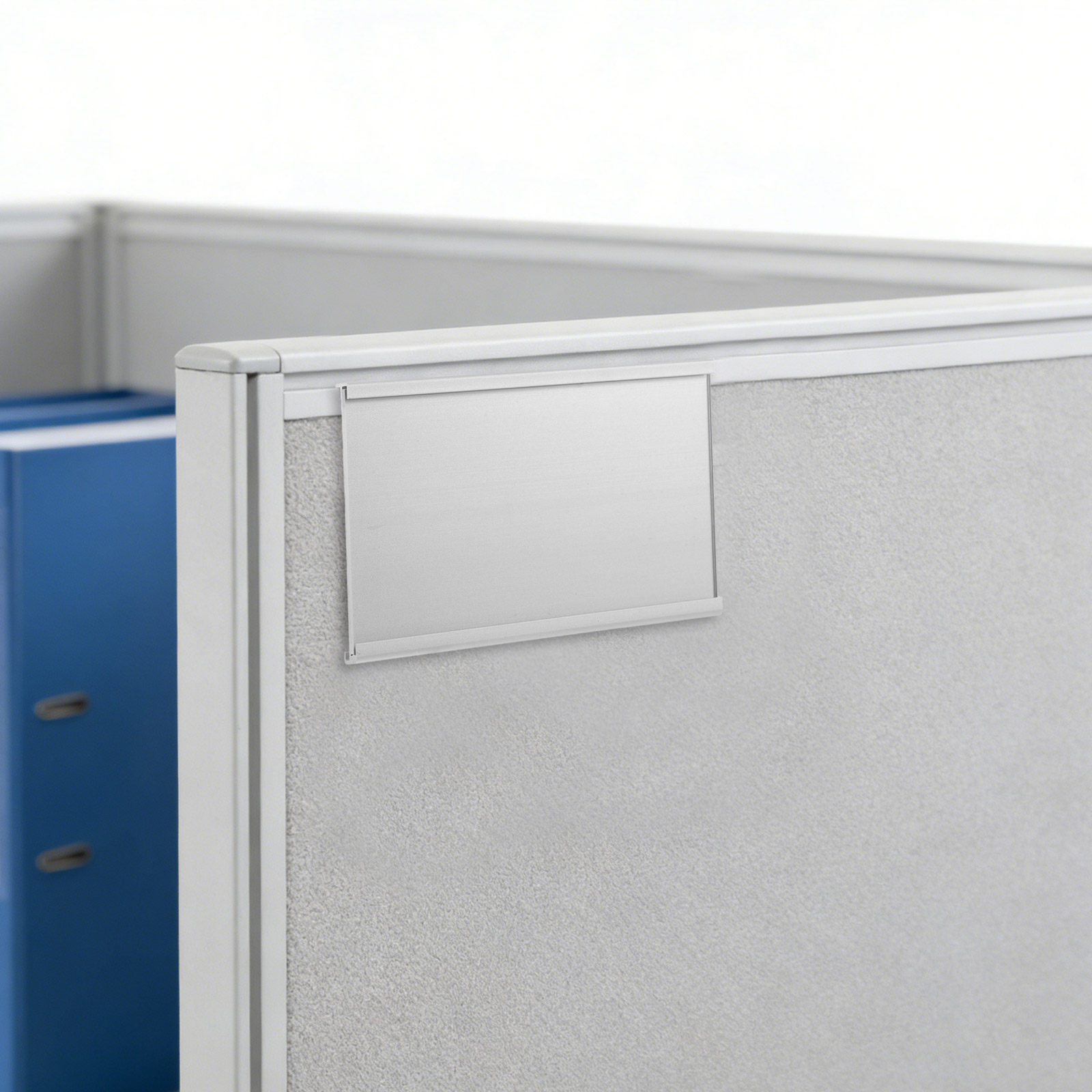 Desk Name Plate - Naamplaatjehouder van aluminiumlegering, zelfklevend, 7,5 cm