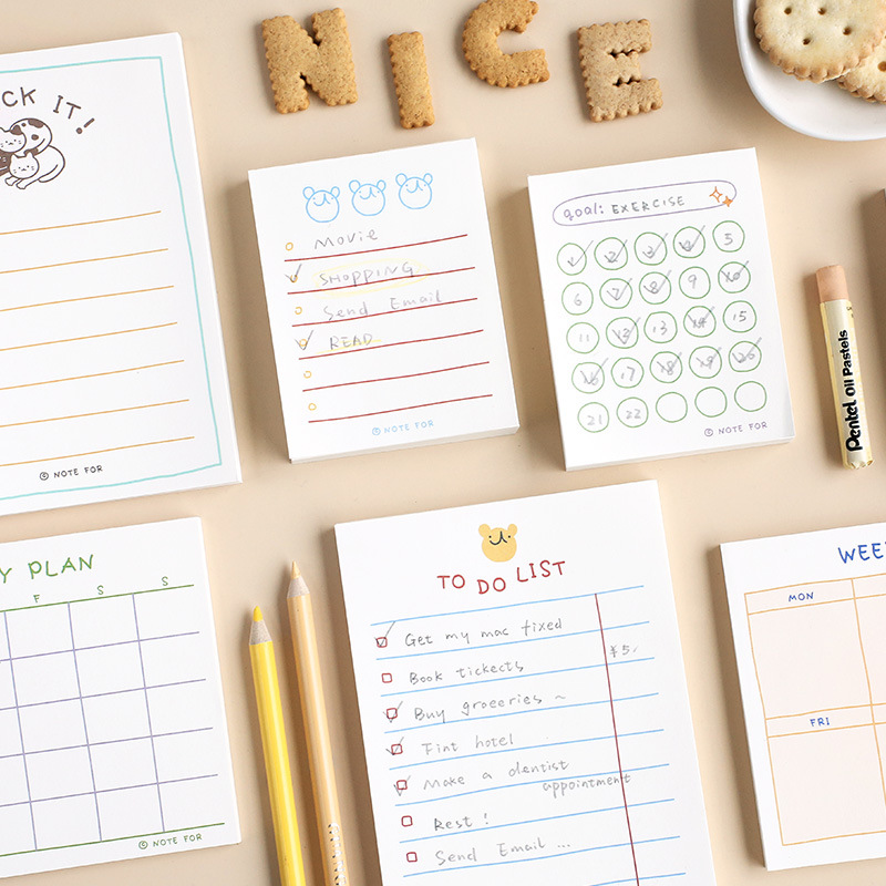 Office Stationery Supply List - 100 vellen/50 vellen Leuke Plan Serie
