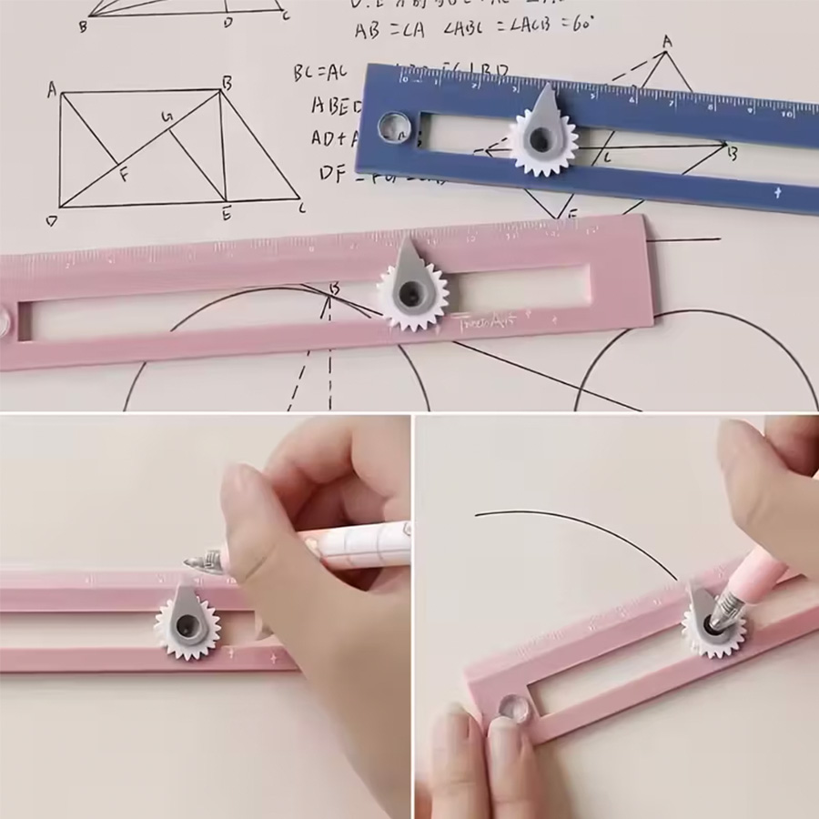 Twee-in-één kompassen Kleur mu - Compass Geometry Set recensie en prijs