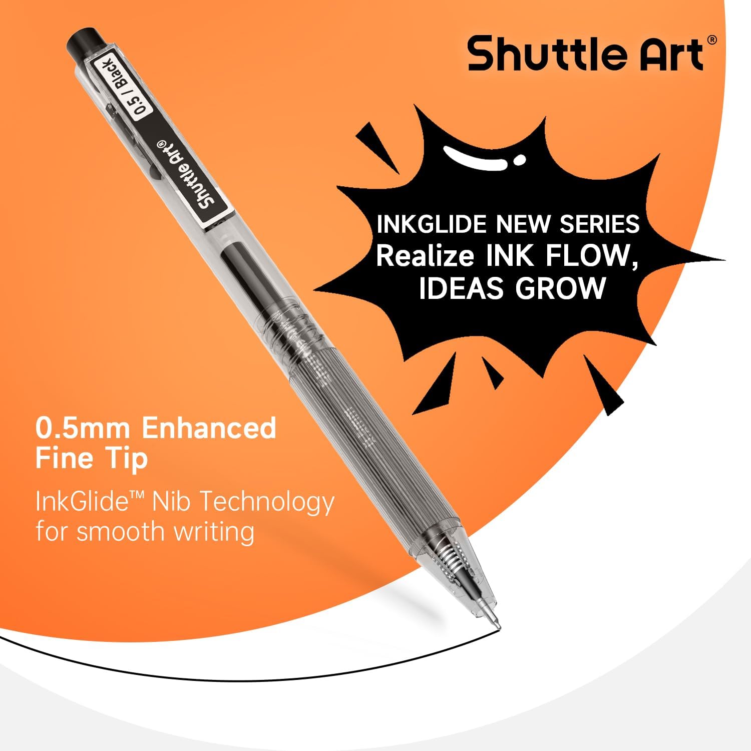 Shuttle Art Zwarte Gelpennen,  - Gel Ink Pen Set recensie en prijs