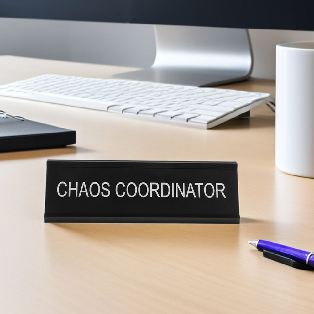 L-vormig Chaos Coördinator Bur - Desk Name Plate recensie en prijs