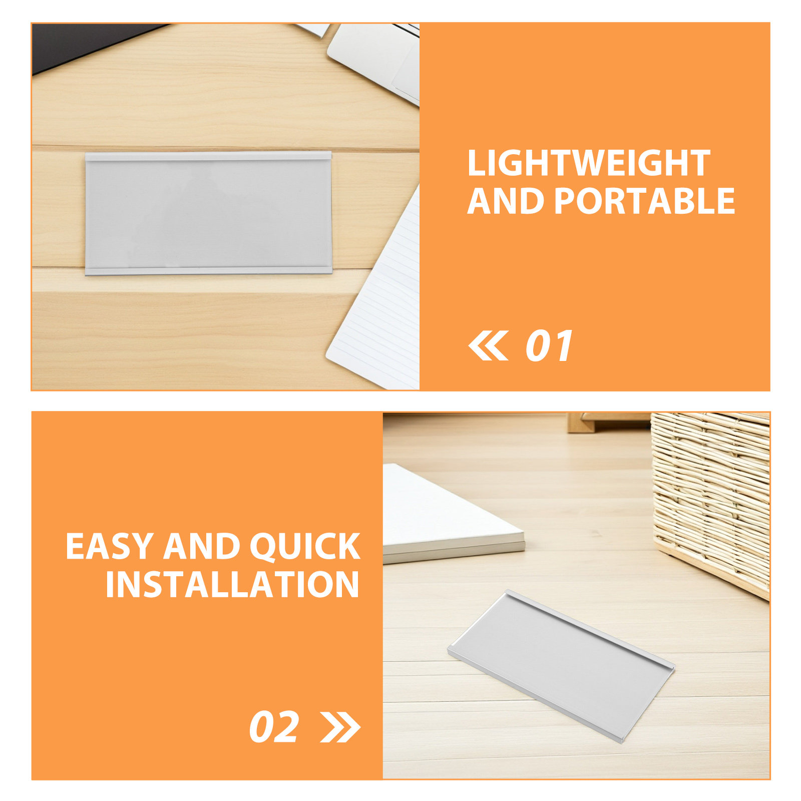 Aluminium naamplaatjeshouder 9 - Desk Name Plate recensie en prijs