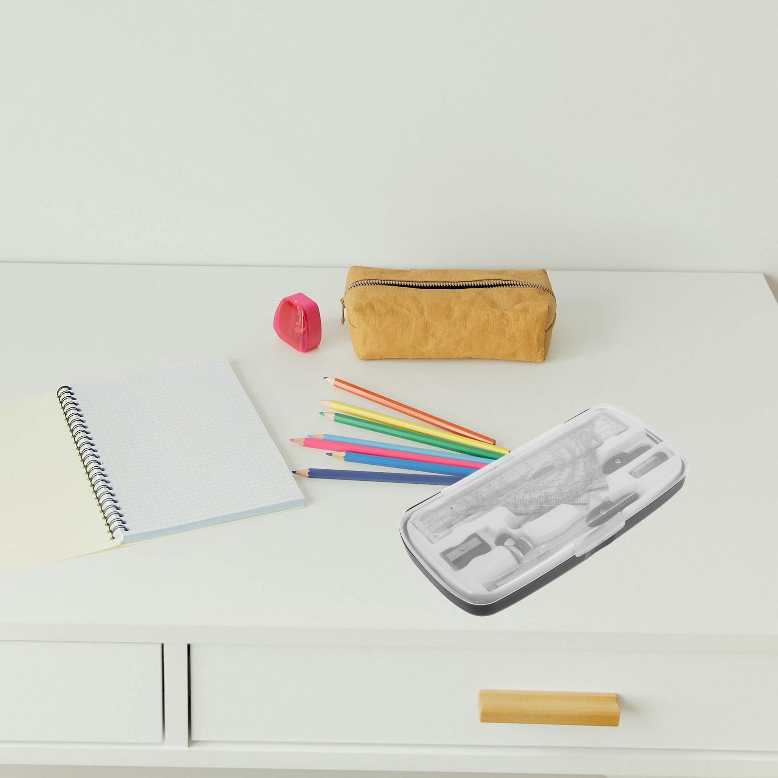 1 SET Geometrie Gradenboog Lin - Compass Geometry Set recensie en prijs