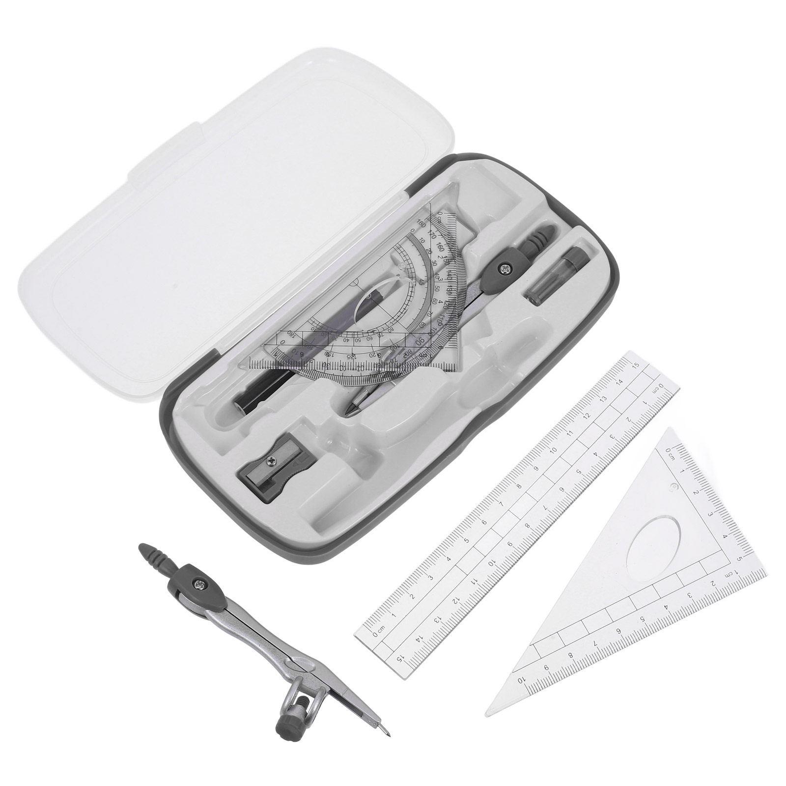 1 SET Geometrie Gradenboog Lin - Compass Geometry Set recensie en prijs
