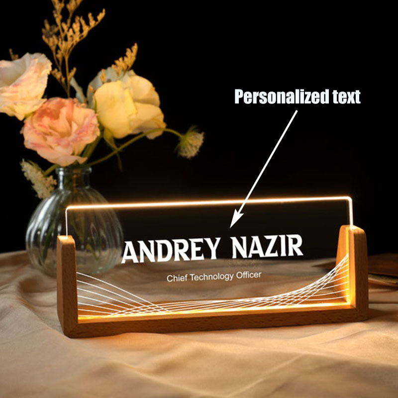 Aanpasbare gepersonaliseerde v - Desk Name Plate recensie en prijs