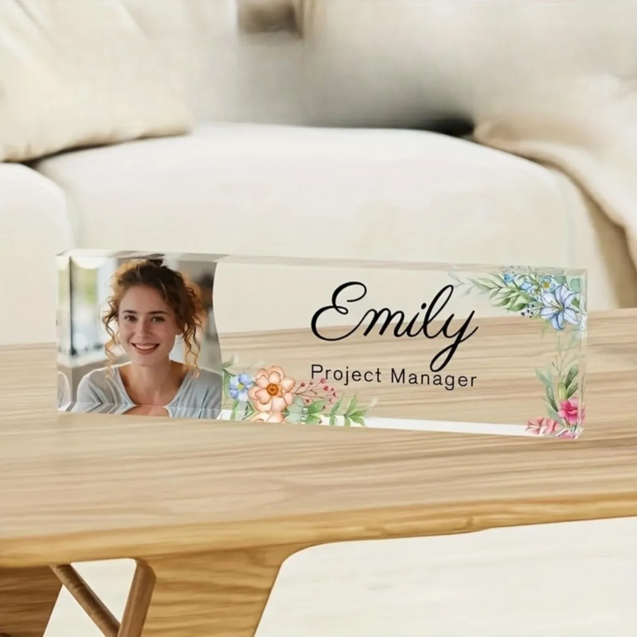 1 stuks gepersonaliseerde bloe - Desk Name Plate recensie en prijs