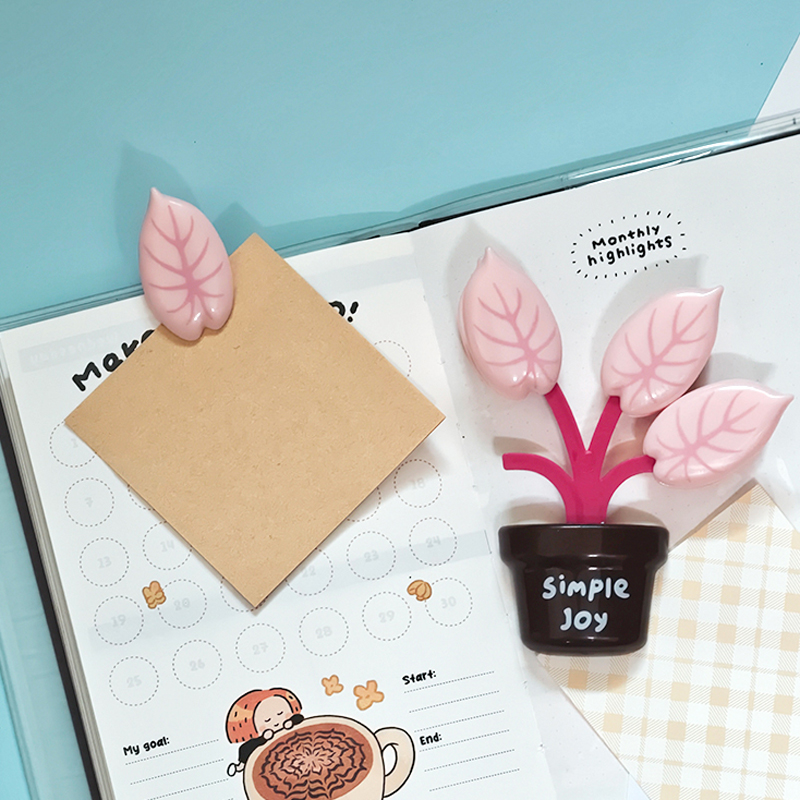 Schattige potplant bureauclips - Paperclip Magnetic Set recensie en prijs