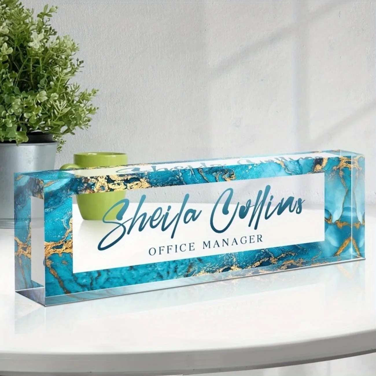 [2D Plat] Grappig, op maat gem - Desk Name Plate recensie en prijs