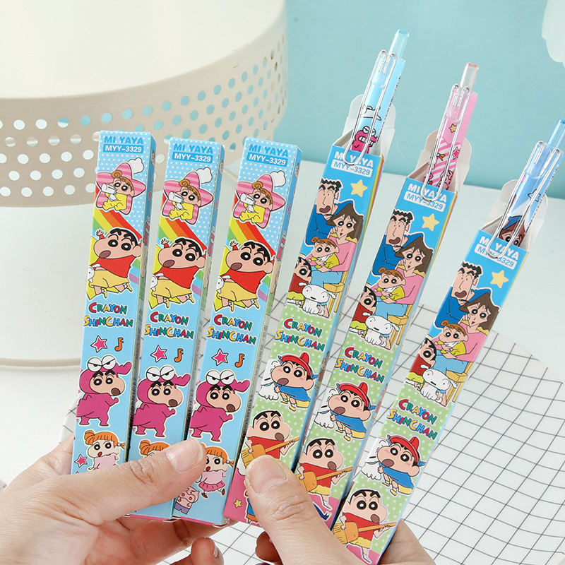 6 Stuks Cartoon Crayon Shin-Ch - Supply Of Office Stationery recensie en prijs