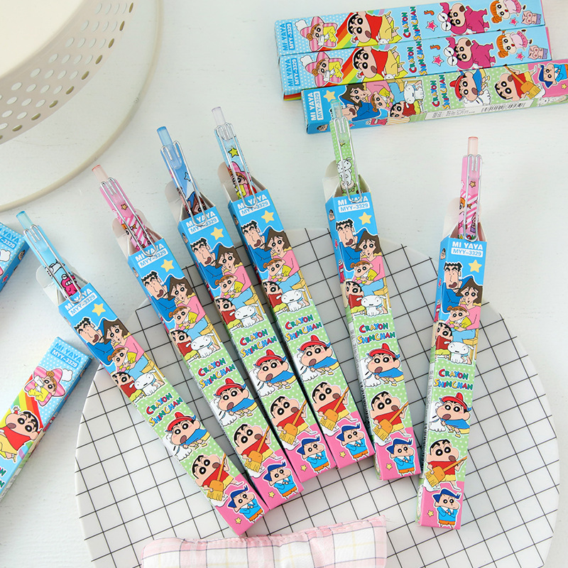6 Stuks Cartoon Crayon Shin-Ch - Supply Of Office Stationery recensie en prijs