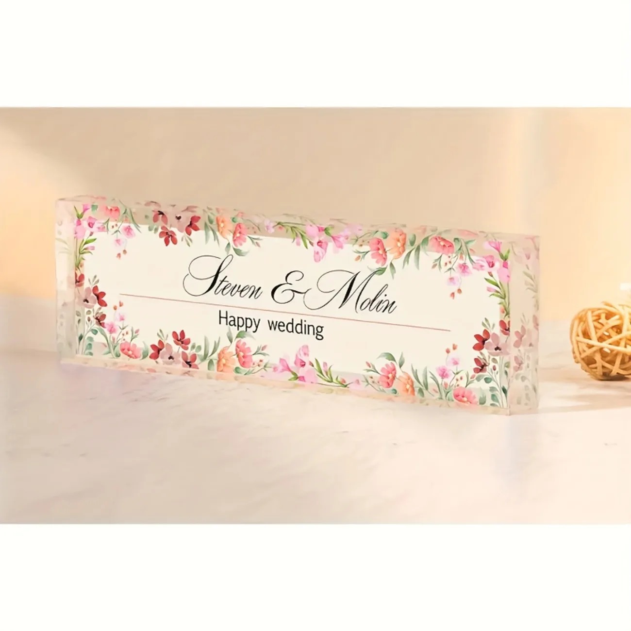Aanpasbaar 2D acryl bureauname - Desk Name Plate recensie en prijs